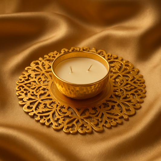 Golden candle